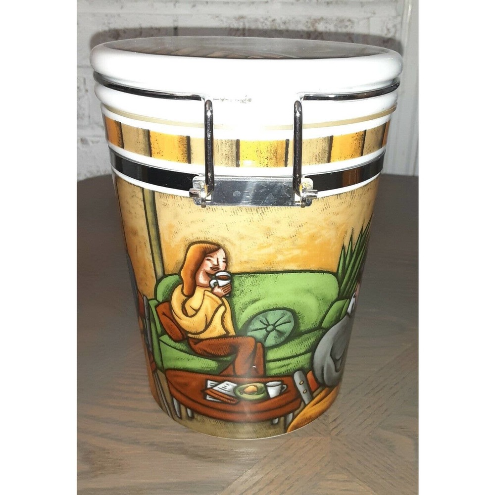 MSC Joie De Vivre Cafe Canister Art Deco Inspired